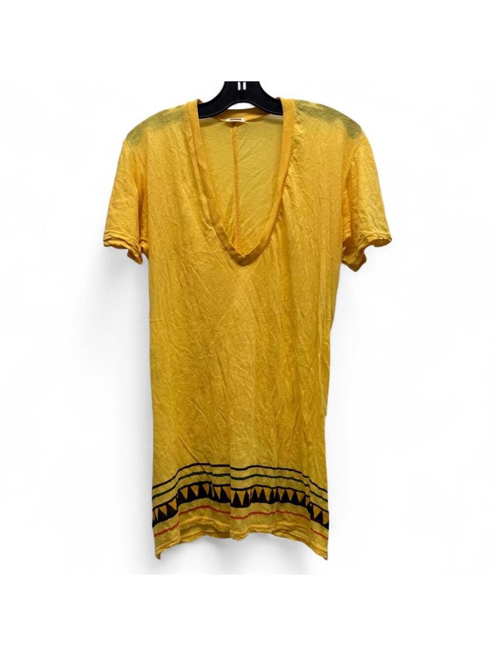 Monrow Yellow Tee